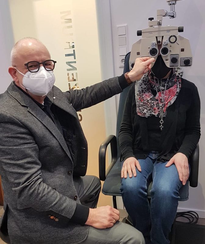 Phoropter Hans-Jörg Fichter Sonja Krebs Annette_Lampen