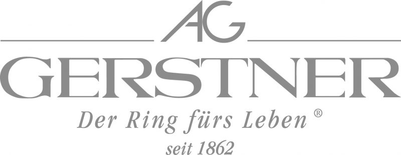 Firmenlogo der Trauring Manufaktur August Gerstner, Ring fürs Leben seit 1862, Pforzheim