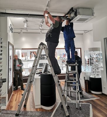 Klimaanlage wurde von der Firma Mefus und Frisch aus Westkirchen installiert