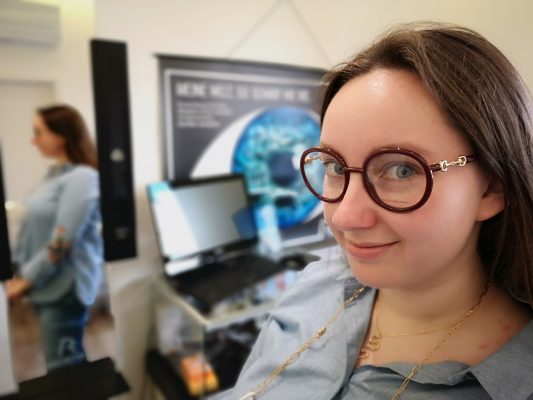 Gucci Brillen von Annette Lampen Model Franziska Lampen