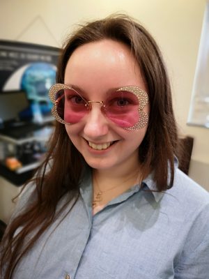 Gucci Brillen von Annette Lampen Model Franziska Lampen