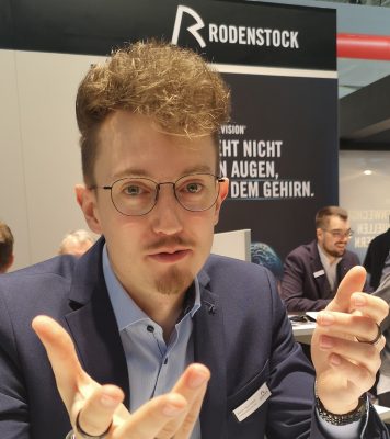 Rodenstock Glasrepräsentant Marian Wohler Annette Lampen Juwelier und Augenoptik