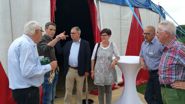 Feier des 70-jährigen Firmenjubiläums von Koberg und Tente