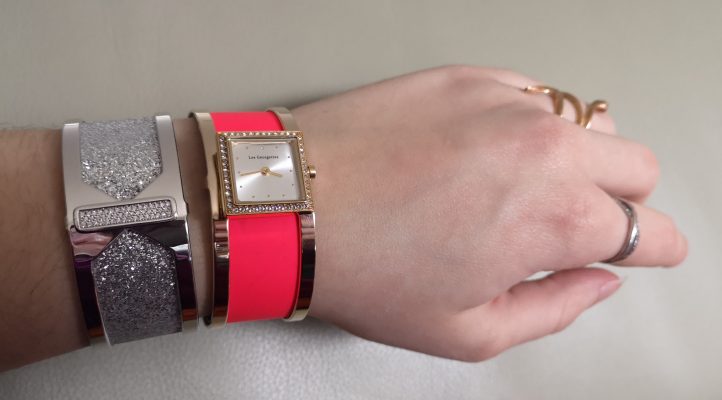 Franziska Lampen trägt eine Les Georgette Uhr by Annette Lampen - Juwelier & Augenoptik