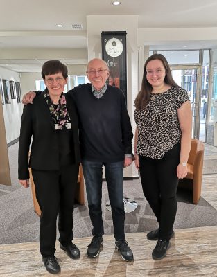 Besuch bei Werner Rolfes in Damme, Ausbilder von Annette Lampen