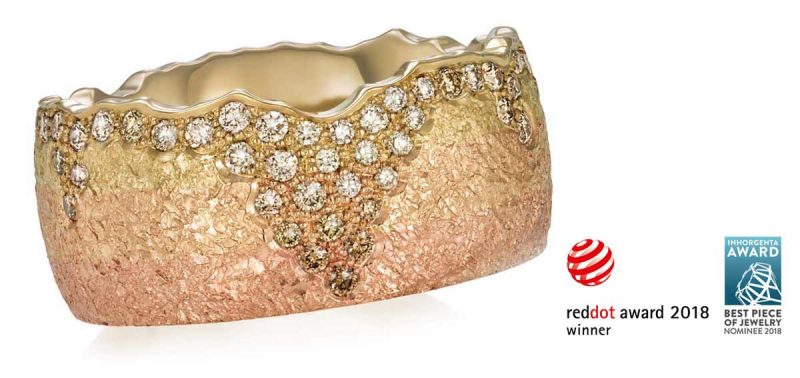 Preisgekrönte Ringe von August Gerstner: Red Dot Design Award 2018 MORGENRÖTE