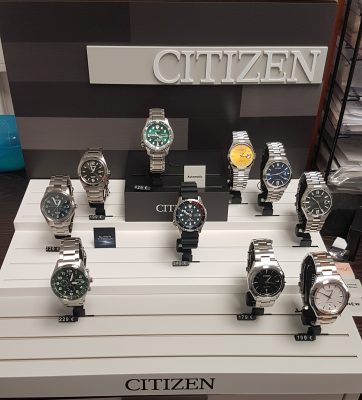 Citizen Uhren Display