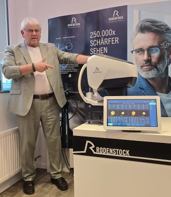 DNEye-Scanner 3 bei Annette Lampen Juwelier & Augenoptik mit Helmut Schäfer-Lampen