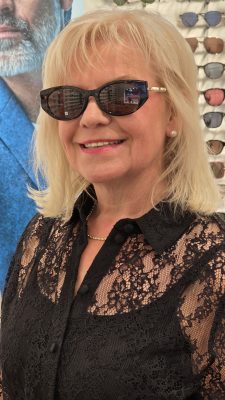 Bianca Puvogel - unser Gucci-Testimonial trägt viele extravagante Sonnenbrillen von Gucci